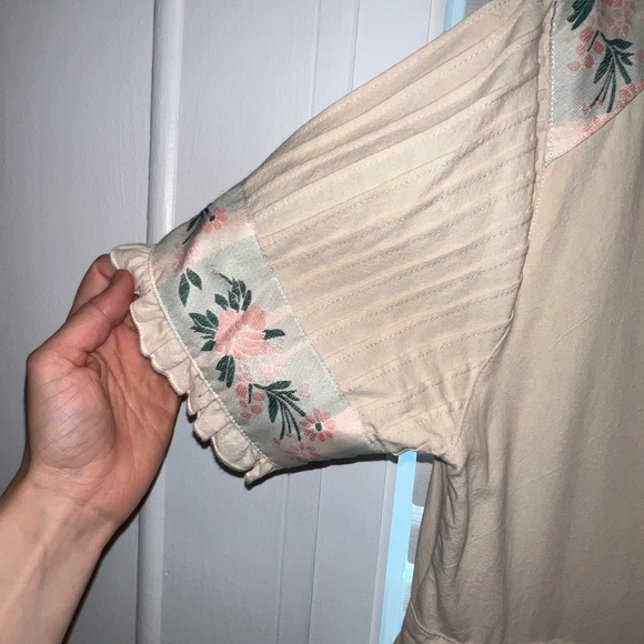 Ivy City Floral Cream Midi Dress - Picture 7 of 8